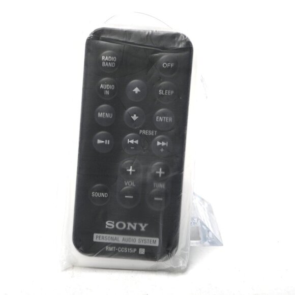 Sony Remote RMT-CCS15iP Black Stereo Music - Picture 1 of 4
